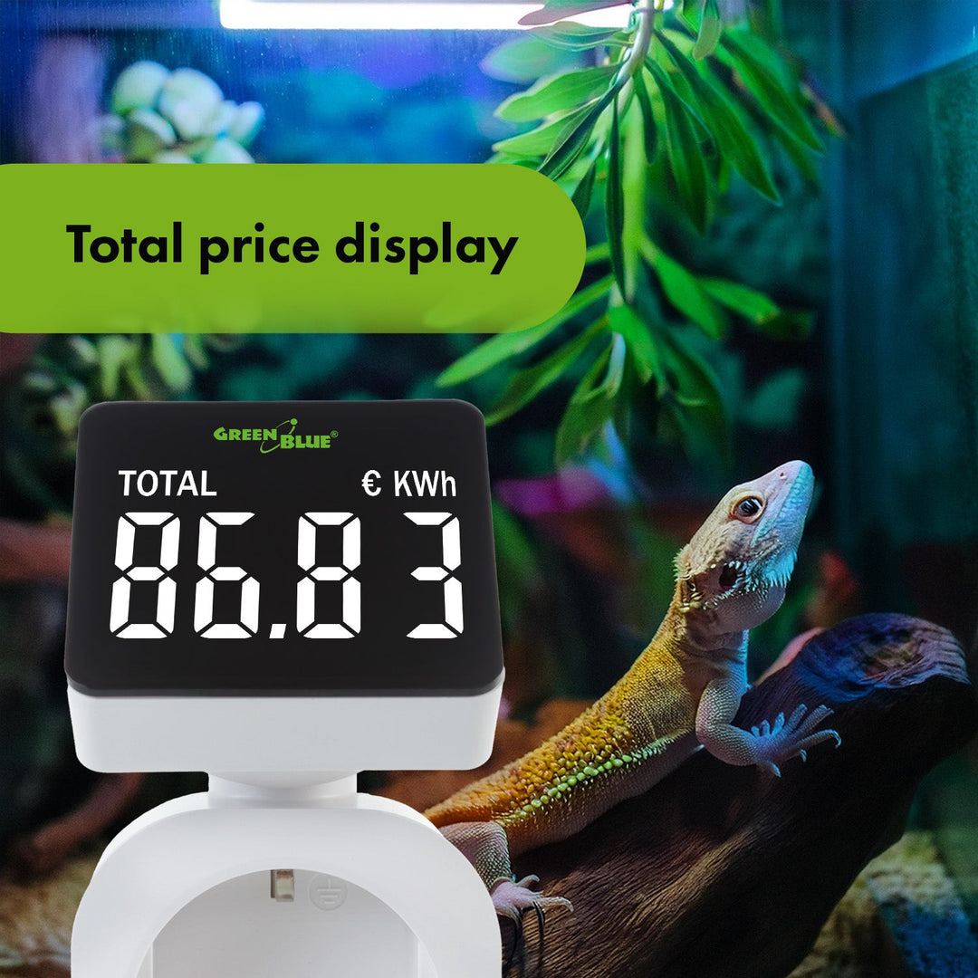 GreenBlue energetski brojilo, vatmetar, 16 A, max. 3680 W, s memorijom, GB620 E
