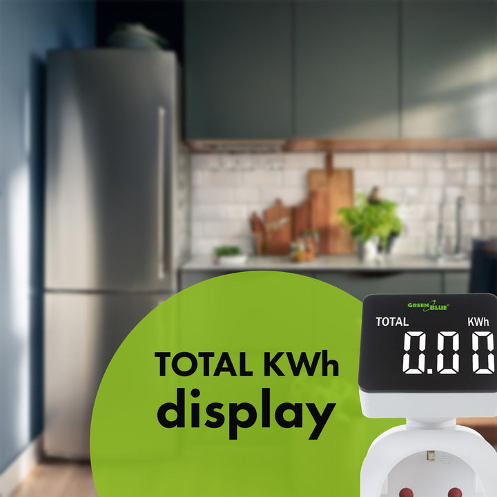 GreenBlue energetski brojilac, vatmetar, 16 A, max. 3680 W, rezervna memorija, GB620 F