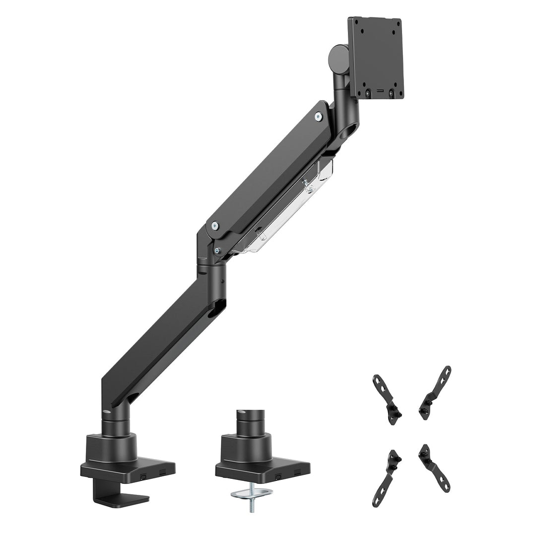 Maclean MC-968 nosač monitora, dvostruka ruka s plinskim opružnikom, 17-57 inča, 27 kg