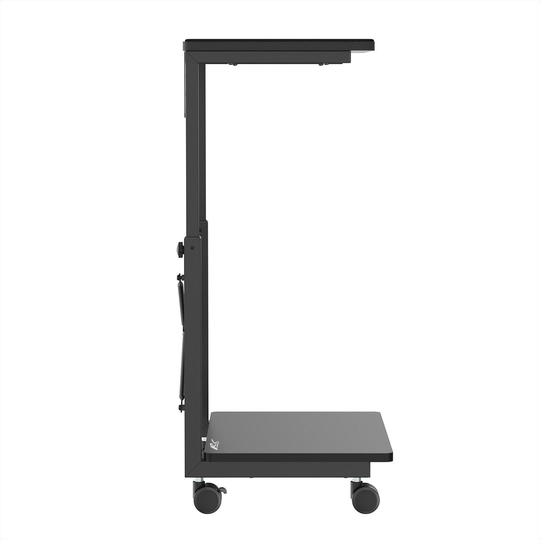 Stalak za kolica CPU s policom NanoRS, max. 80 kg, podesiva visina 550–850 mm, RS430