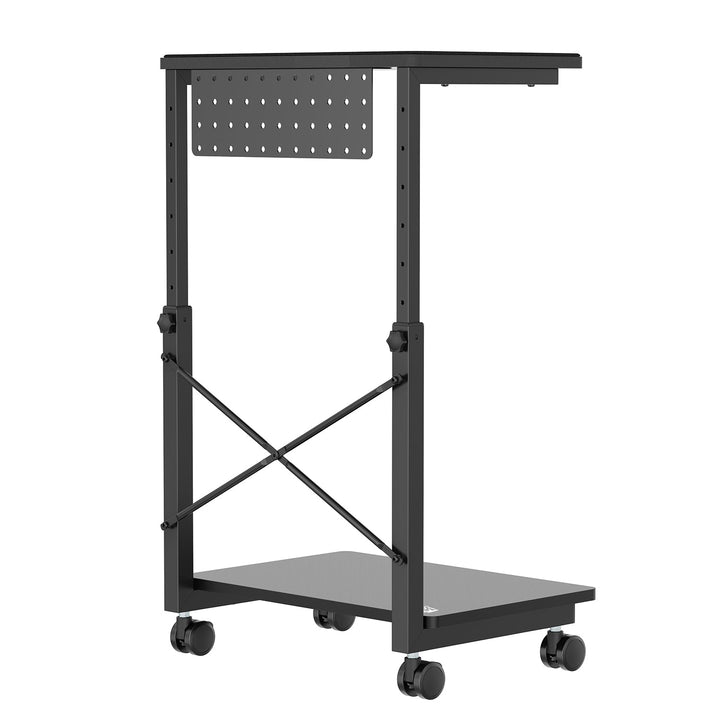 Stalak za kolica CPU s policom NanoRS, max. 80 kg, podesiva visina 550–850 mm, RS430