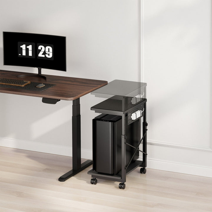 Stalak za kolica CPU s policom NanoRS, max. 80 kg, podesiva visina 550–850 mm, RS430