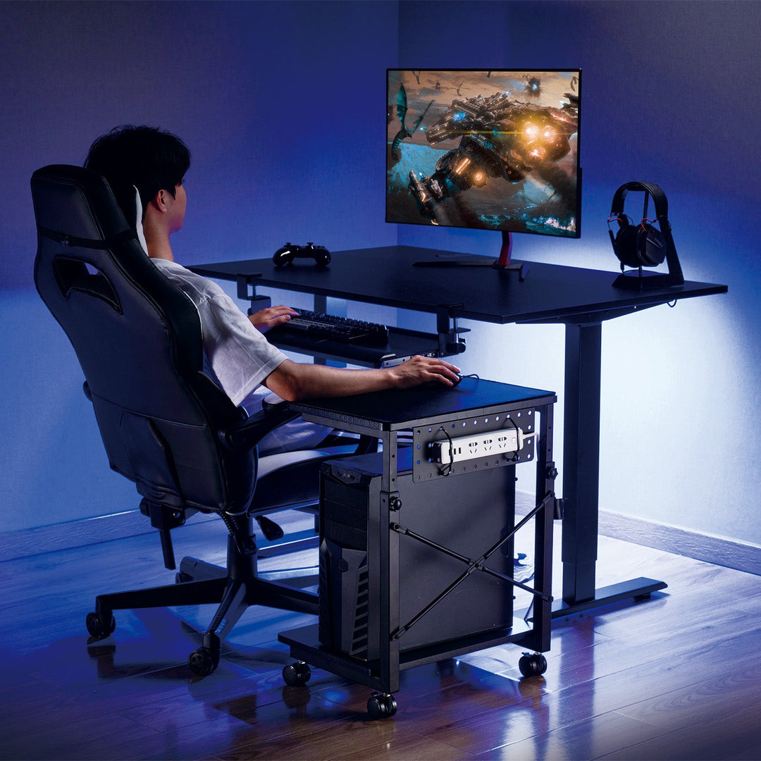 Stalak za kolica CPU s policom NanoRS, max. 80 kg, podesiva visina 550–850 mm, RS430