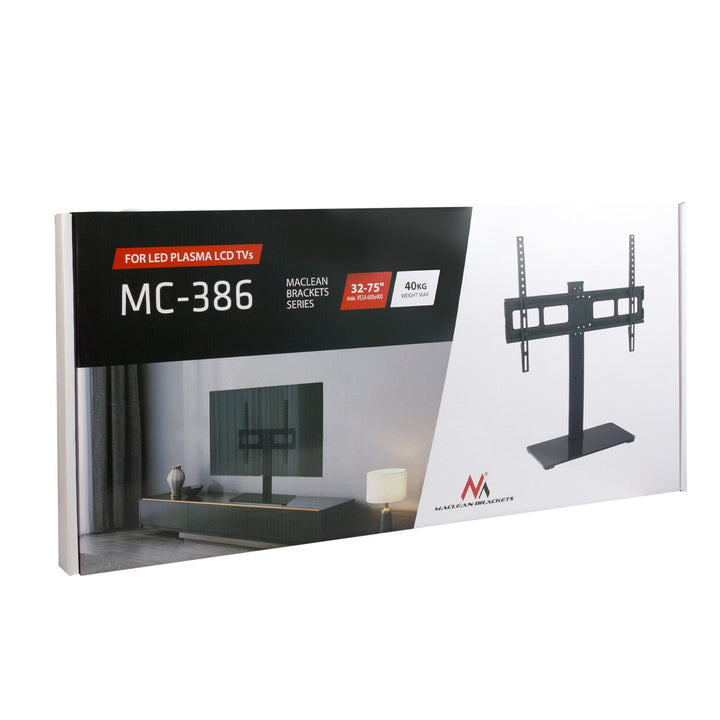 Maclean univerzalni TV stalak za TV ormarić, max. 40 kg, max. VESA 600x400, za TV uređaje od 32 do 75", MC-386