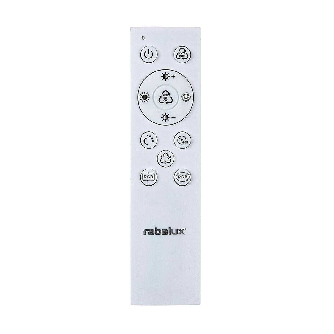Rabalux lampa, stropna lampa, LED 40W, crna, daljinski upravljač, Ludano