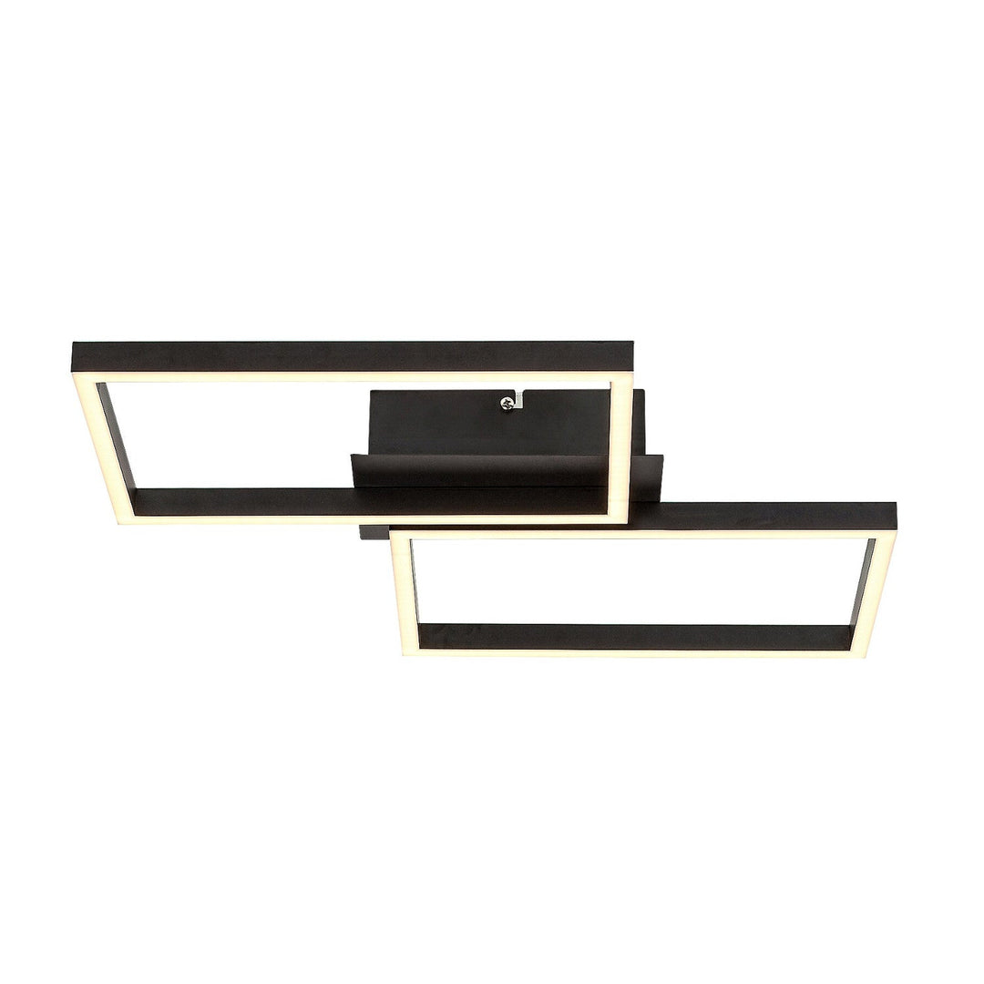 Rabalux lampa, stropna lampa, LED 40W, crna, daljinski upravljač, Ludano
