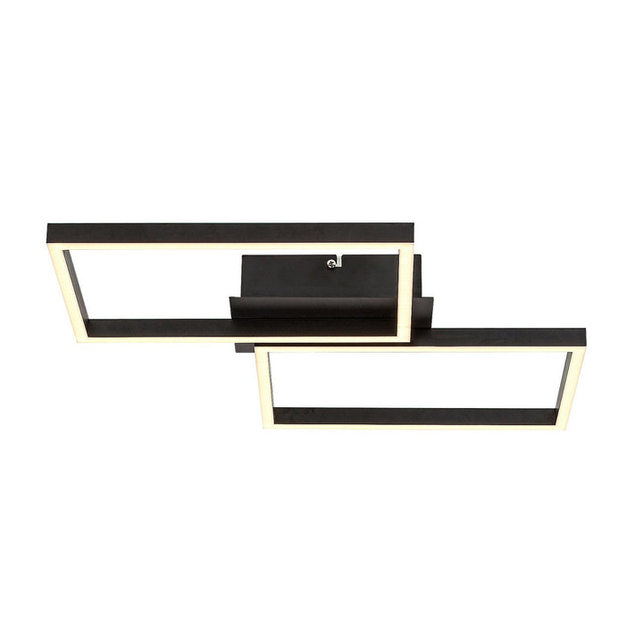 Rabalux lampa, stropna lampa, LED 40W, crna, daljinski upravljač, Ludano