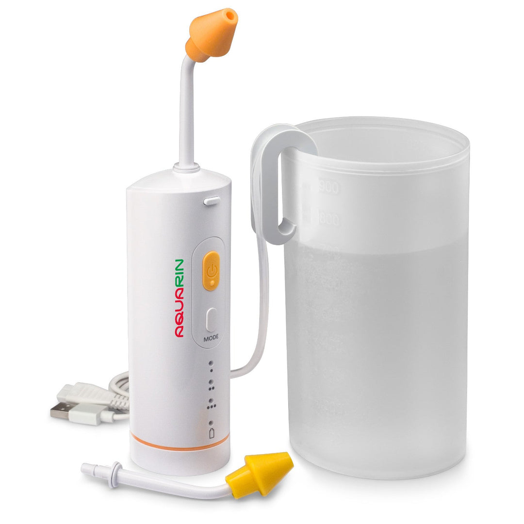AQUARIN irigator za ispiranje nosa, spremnik od 900 ml, 2 nastavka, LD-N1