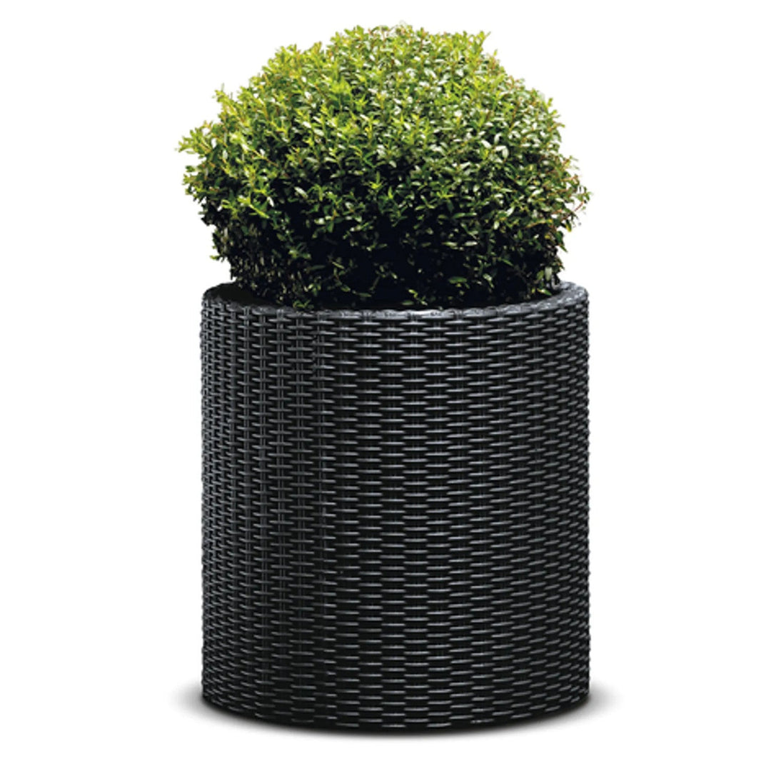 Keter posuda, okrugla, promjer 36 cm, antracit, cilindrični sadilnik M