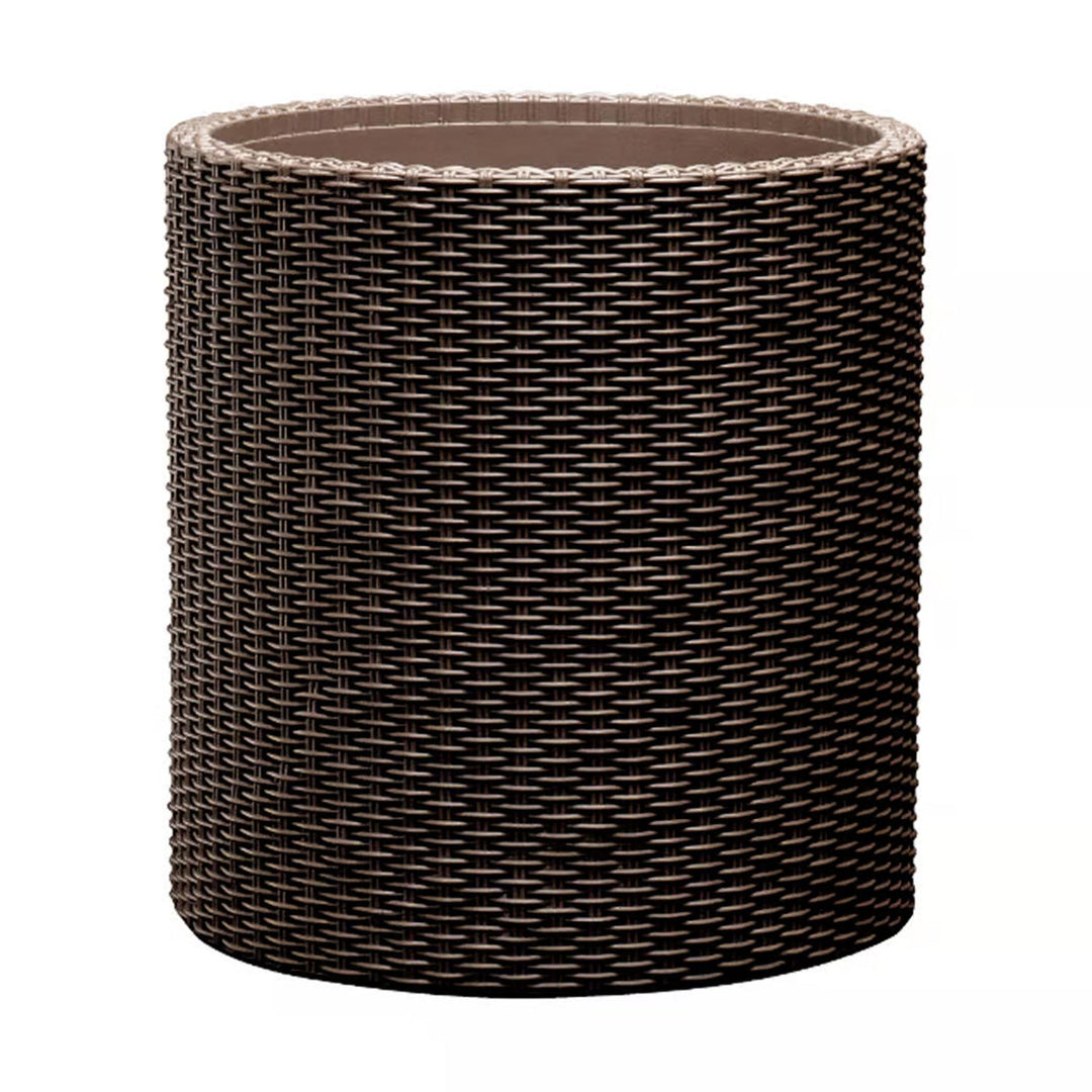 Keter posuda, okrugla, promjer 36 cm, smeđa, Cylinder Planter M