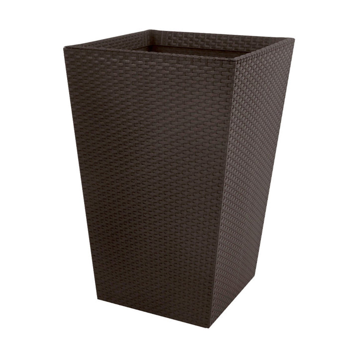 Keter posuda, pravokutna, visina 57 cm, smeđa, Rattan Planter M