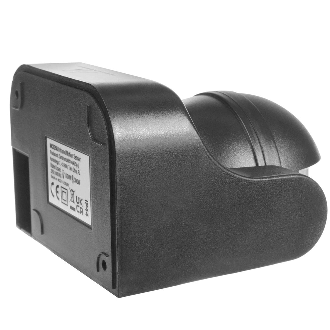 Maclean IP44 infracrveni PIR senzor pokreta, sivi, domet 12 m, maksimalno opterećenje 800/1200 W, MCE358 GR