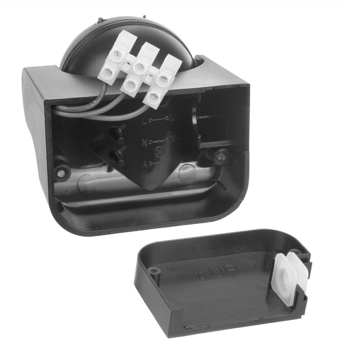 Maclean IP44 infracrveni PIR senzor pokreta, sivi, domet 12 m, maksimalno opterećenje 800/1200 W, MCE358 GR