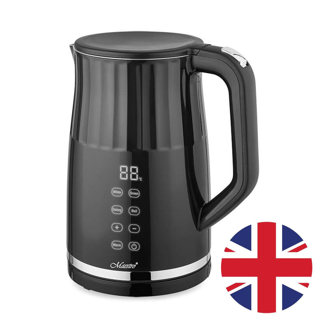 Maestro električni čajnik, bežični, dodirni panel, 1,7 l, 2200 W, MR-039 - britanski utikač