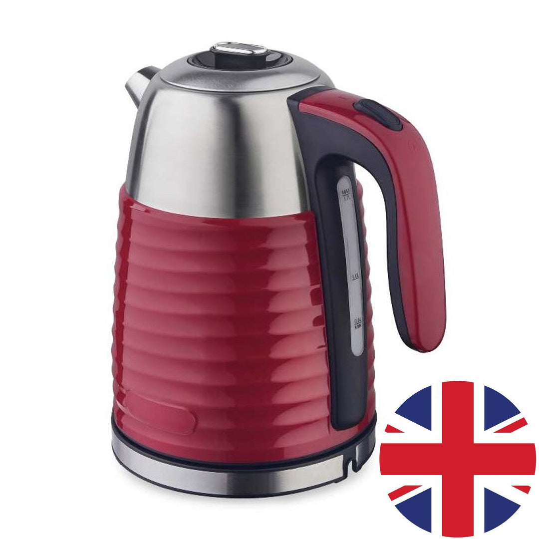 Maestro MR-051-RED 1,7 l električni čajnik, crveno kućište – britanski utikač