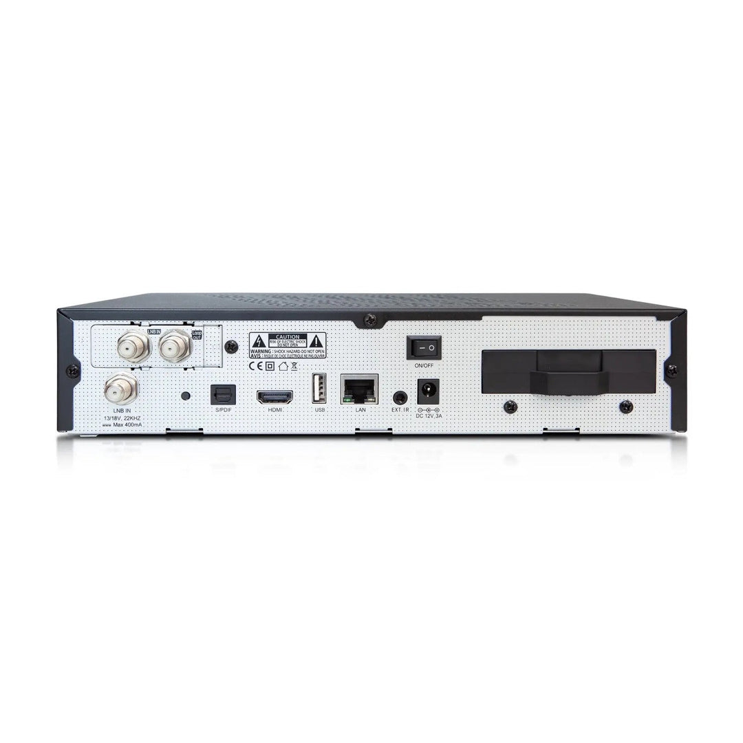 AB satelitski tuner, 4K, 8 GB flash memorije, 2 GB DDR4 RAM, 2x USB 2.0, PULSe 4K
