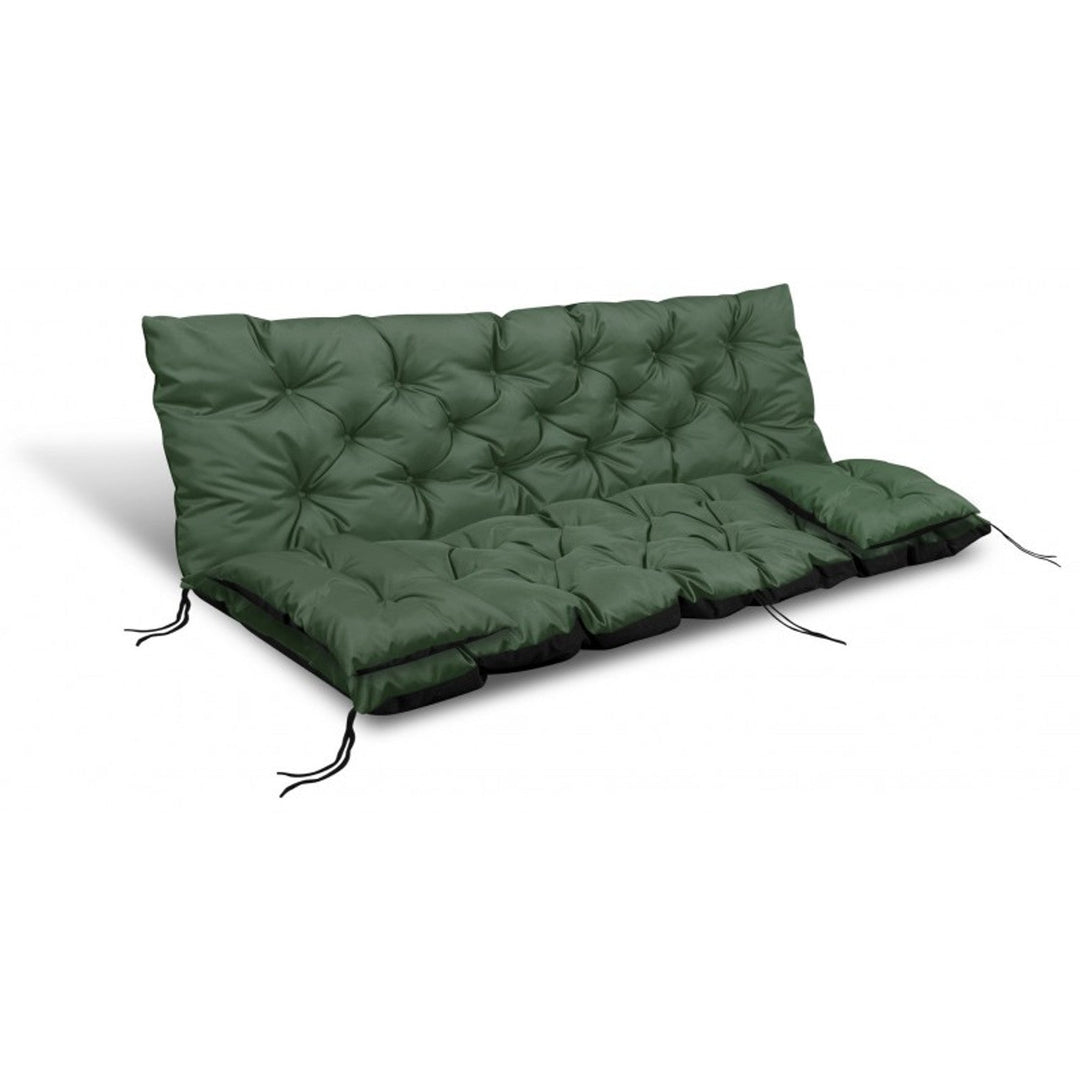 Zeleni vrtni set 100x60x50 cm + 2 jastuka 42 x 42 cm