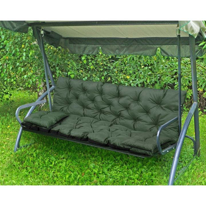 Zeleni vrtni set 180x60x50 cm + 2 jastuka 42 x 42 cm