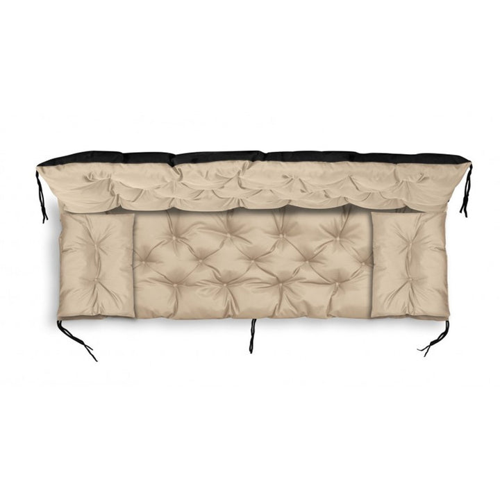 Bež vrtni set 120x60x50 cm + 2 jastuka 42 x 42 cm
