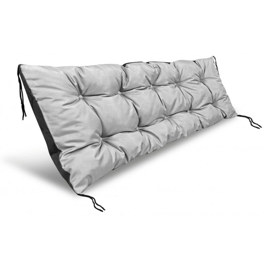 Vrtni jastuk za klupu od euro paleta, svijetlosivi, 120x40 cm