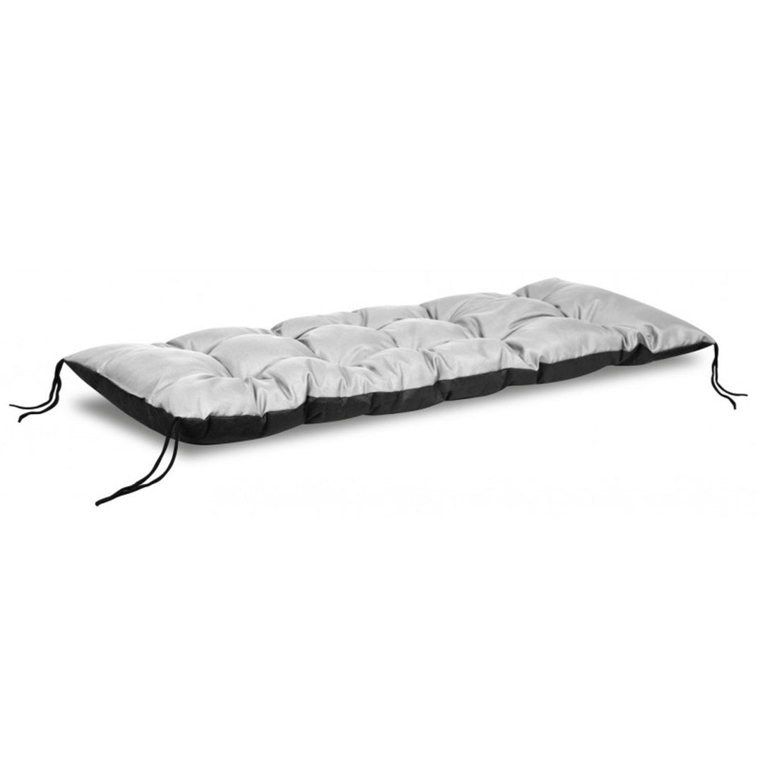 Vrtni jastuk za klupu od euro paleta, svijetlosivi, 120x40 cm