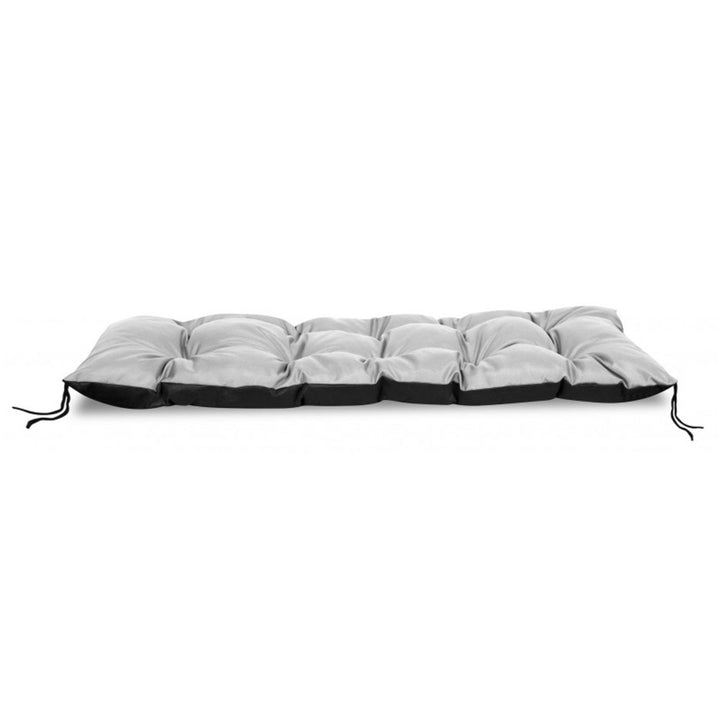 Vrtni jastuk za klupu od euro paleta, svijetlosivi, 120x40 cm