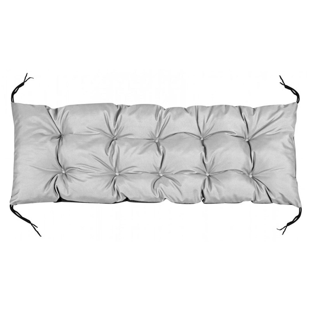 Vrtni jastuk za klupu od euro paleta, svijetlosivi, 120x40 cm