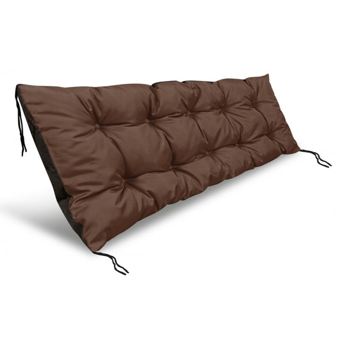 Vrtni jastuk za klupu od euro paleta, smeđi, 120x40 cm