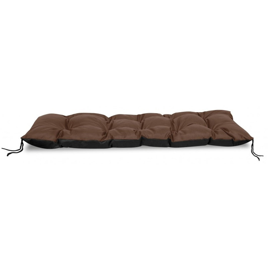 Vrtni jastuk za klupu od euro paleta, smeđi, 120x40 cm