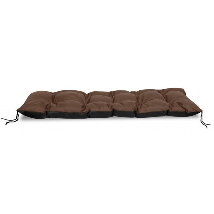 Vrtni jastuk za klupu od euro paleta, smeđi, 120x40 cm
