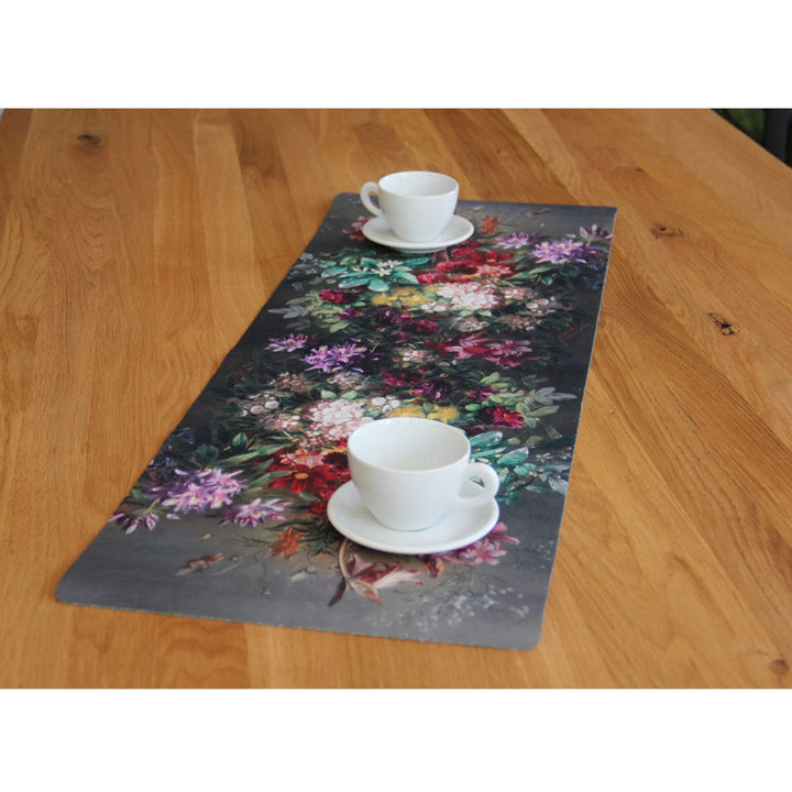 Bertoni staza za stol, filc, 95x33 cm, uzorak s motivom buketa