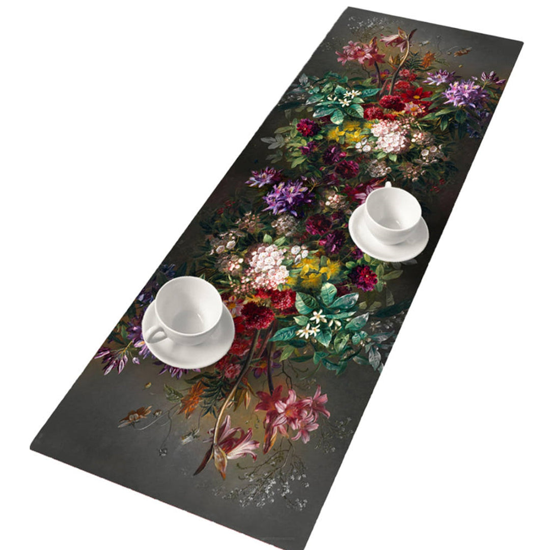 Bertoni staza za stol, filc, 95x33 cm, uzorak s motivom buketa