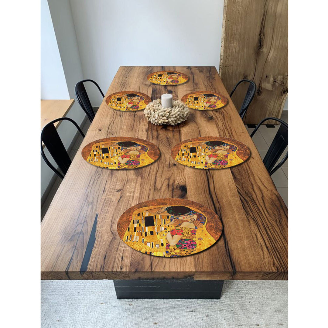 Set podmetača za stol Bertoni, 6 komada, okrugli, 33 cm, Kiss