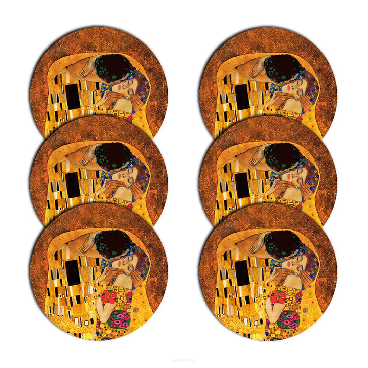 Set podmetača za stol Bertoni, 6 komada, okrugli, 33 cm, Kiss