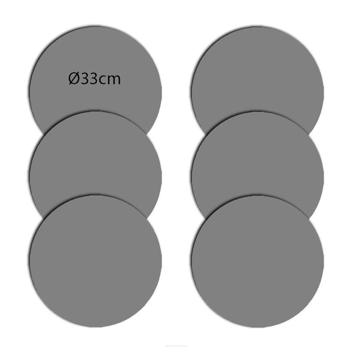 Set podmetača za stol Bertoni, 6 komada, okrugli, 33 cm, Enigma