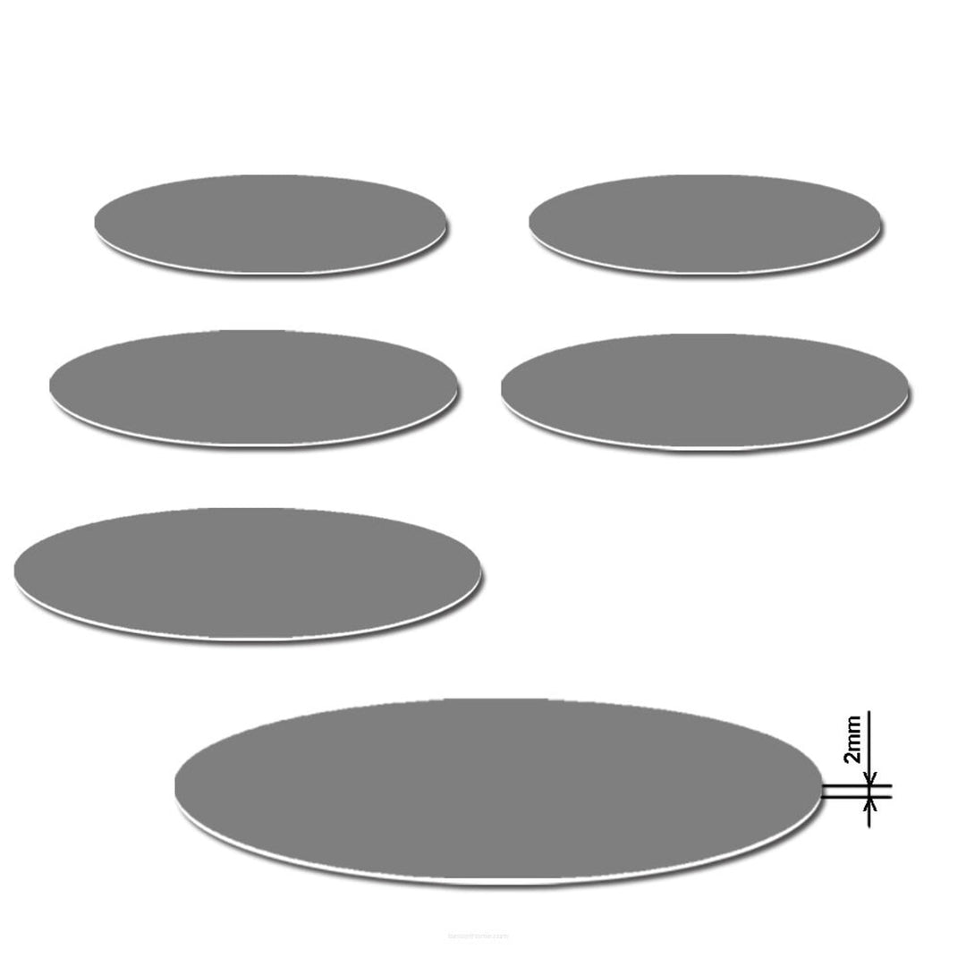 Set podmetača za stol Bertoni, 6 komada, okrugli, 33 cm, Enigma