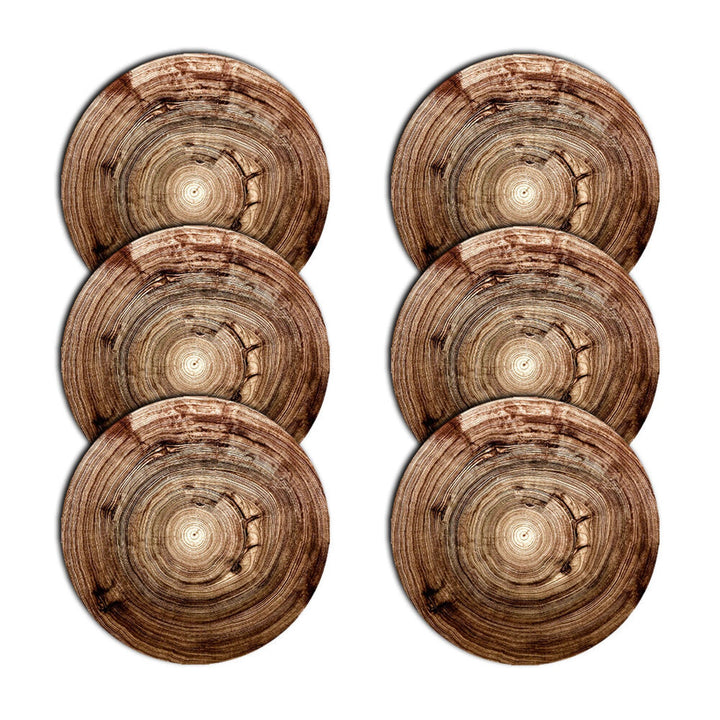 Bertoni set podmetača za stol, 6 komada, okrugli, 33 cm, Kempas