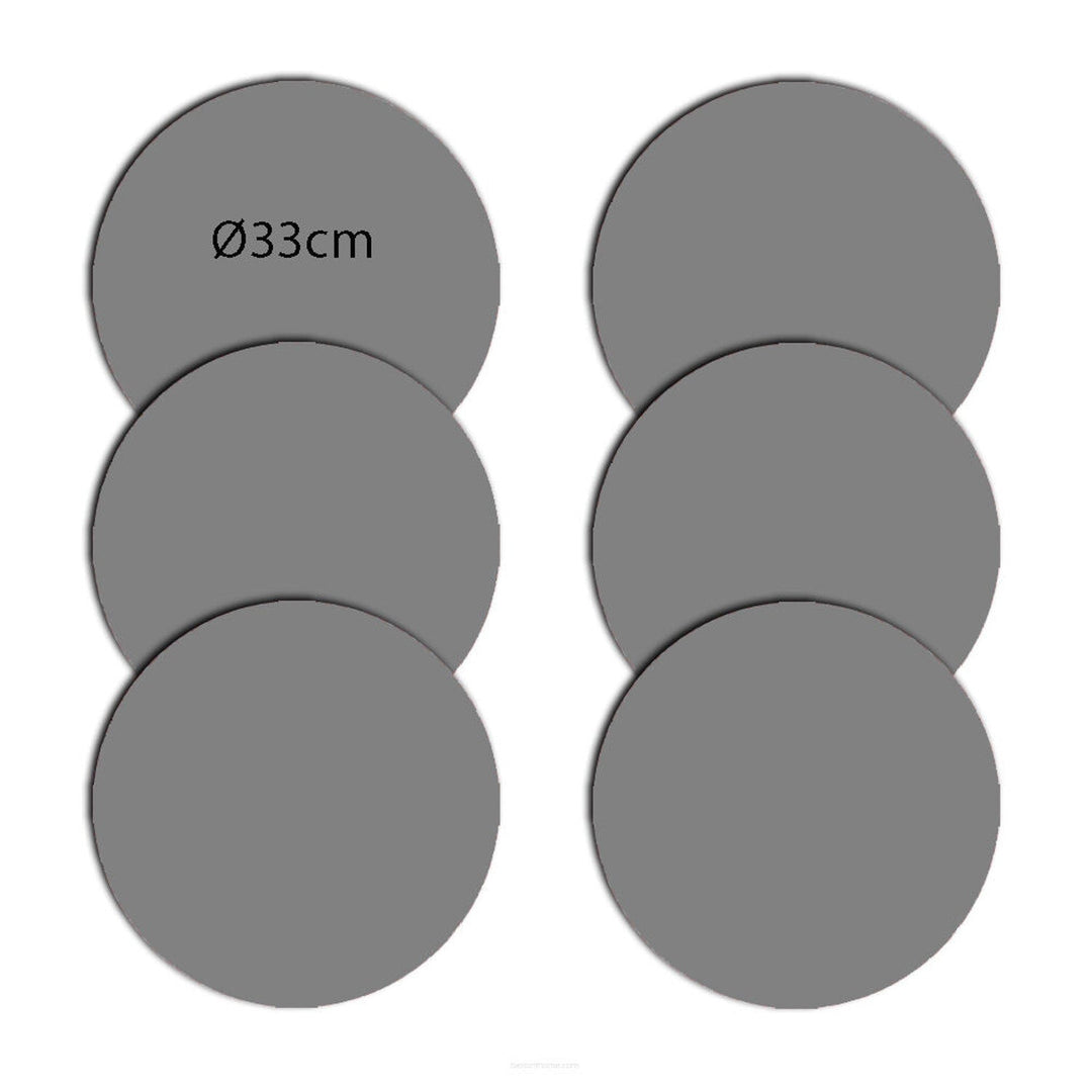 Set podmetača za stol Bertoni, 6 komada, okrugli, 33 cm, Valencia