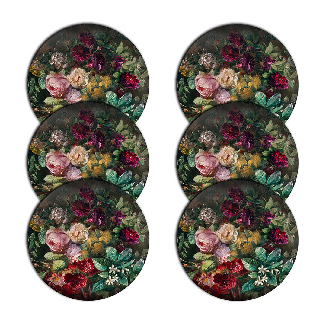 Set podmetača za stol Bertoni, 6 komada, okrugli, 33 cm, Bouquet