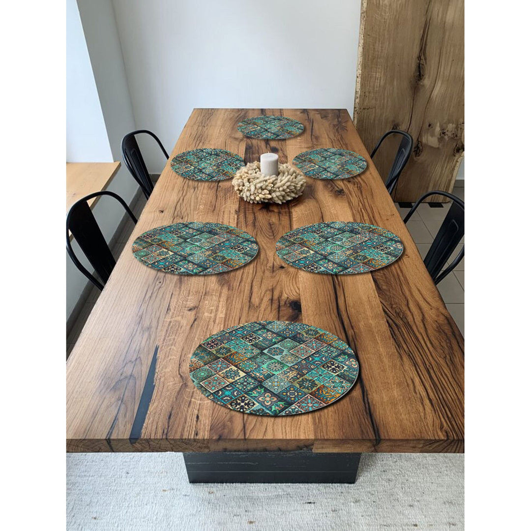Set podmetača za stol Bertoni, 6 komada, okrugli, 33 cm, Estera
