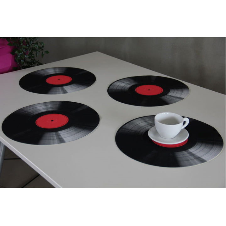 Set prostirki za stol Bertoni, 4 komada, okrugle, 33 cm, vinil