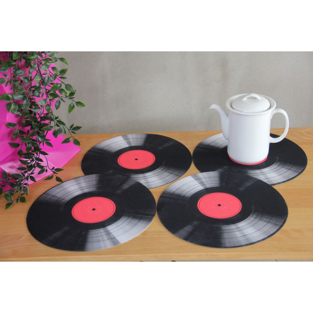 Set prostirki za stol Bertoni, 4 komada, okrugle, 33 cm, vinil