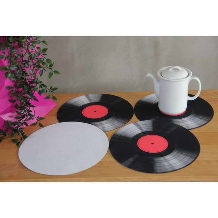 Set prostirki za stol Bertoni, 4 komada, okrugle, 33 cm, vinil