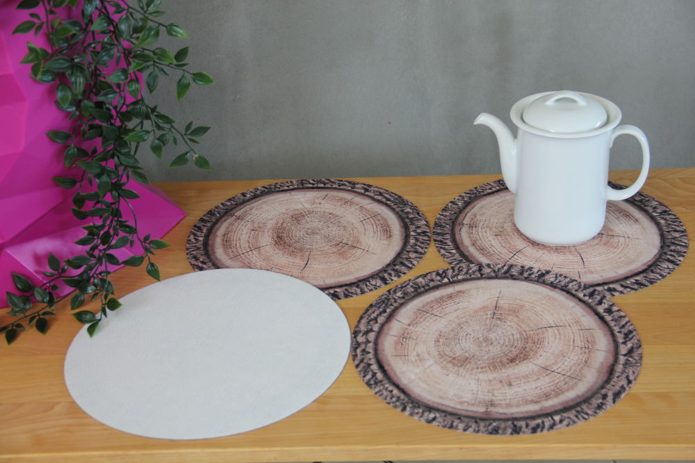 Set podmetača za stol Bertoni, 4 komada, okrugli, 33 cm, Robina
