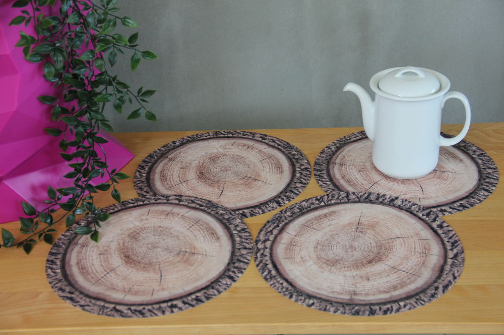 Set podmetača za stol Bertoni, 4 komada, okrugli, 33 cm, Robina