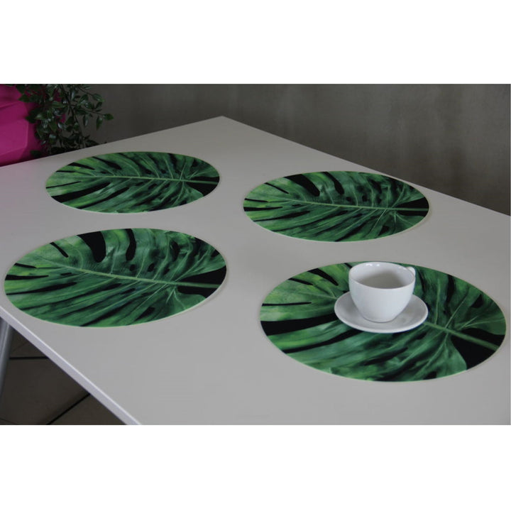 Set podmetača za stol Bertoni, 4 komada, okrugli, 33 cm, Galapagos Night