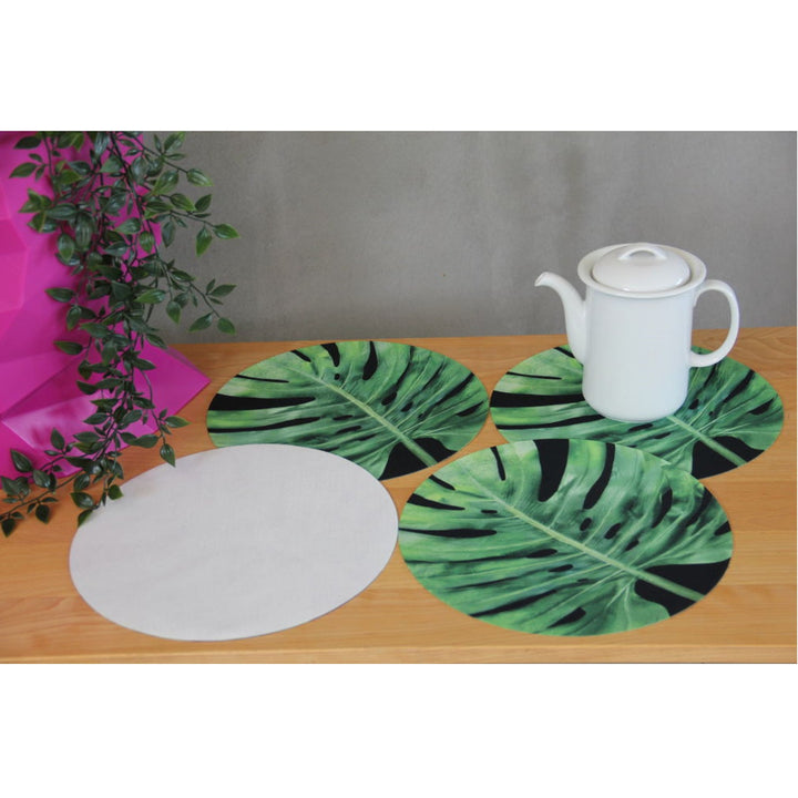 Set podmetača za stol Bertoni, 4 komada, okrugli, 33 cm, Galapagos Night