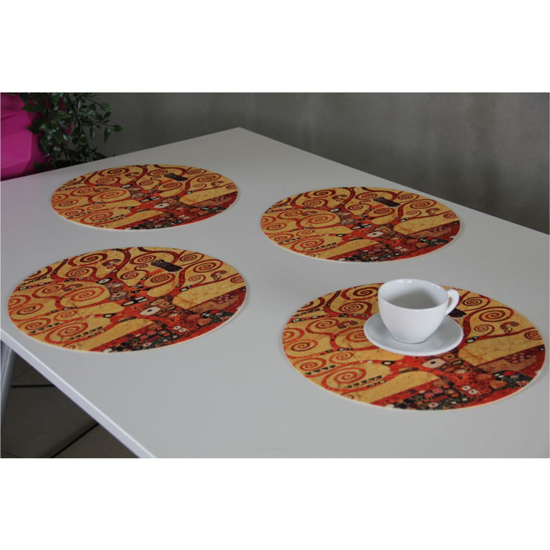 Set podmetača za stol Bertoni, 4 komada, okrugli, 33 cm, Artdeco
