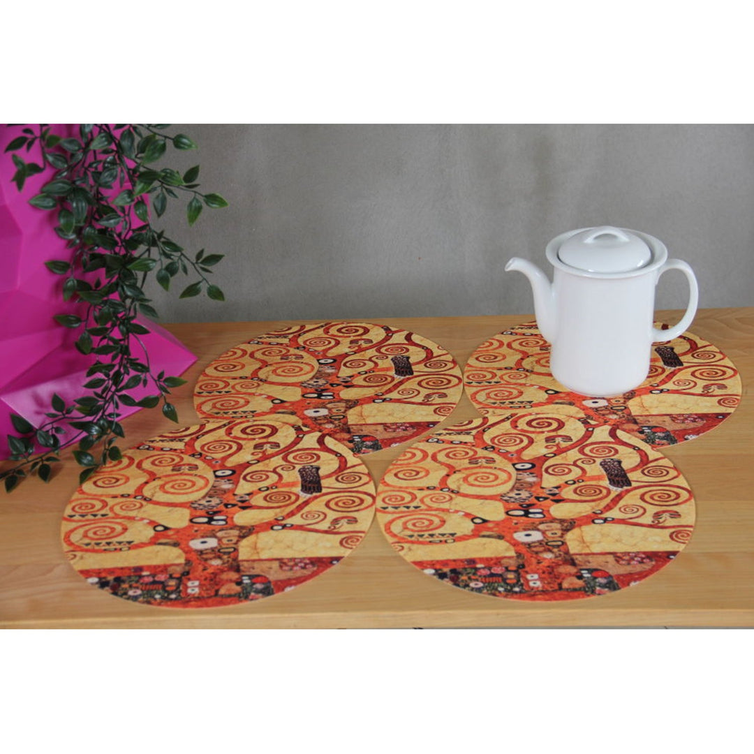Set podmetača za stol Bertoni, 4 komada, okrugli, 33 cm, Artdeco