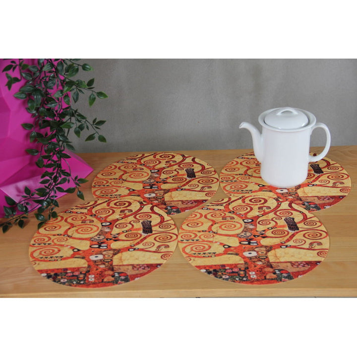 Set podmetača za stol Bertoni, 4 komada, okrugli, 33 cm, Artdeco